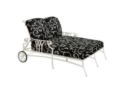 Chaise longue en fer forgé King