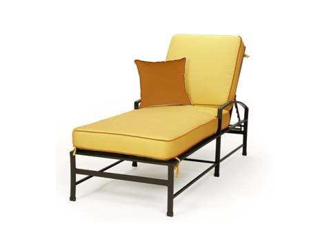 Chaise longue en fer forgé Kitch