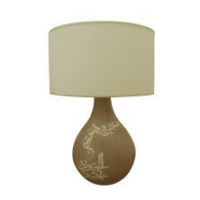 Lampe Calligraphie en céramique