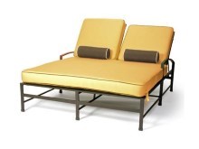 Chaise longue en fer forgé duo Kitch