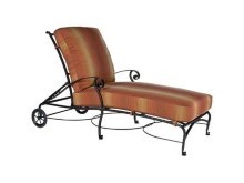 Chaise longue en fer forgé Reader